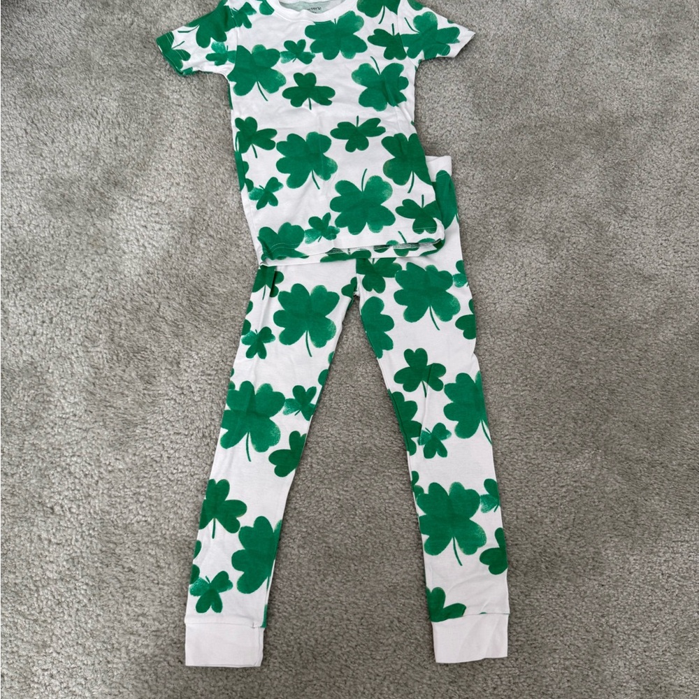 Carters st Patrick’s day pajamas
